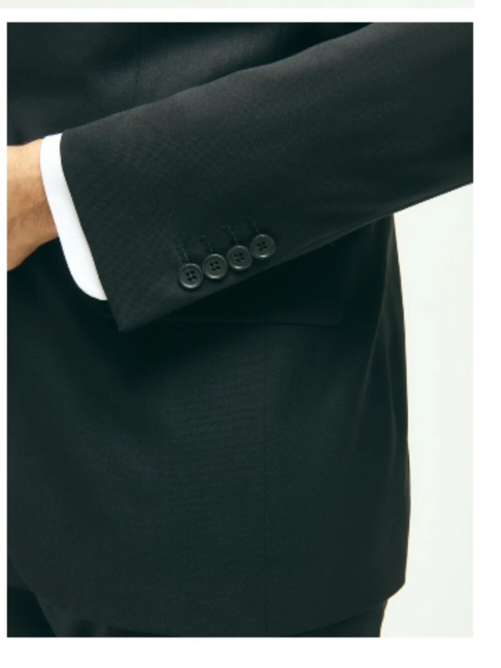 Brooks Brothers 1818 Fitzgerald Suit, Black, Size: 36S/30W - Picture 10 of 10
